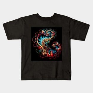 Spiral Fractal Kids T-Shirt